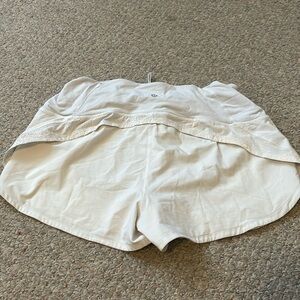 Lululemon white shorts